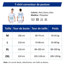 T-Shirt Gainant et Correcteur de Posture Mixte